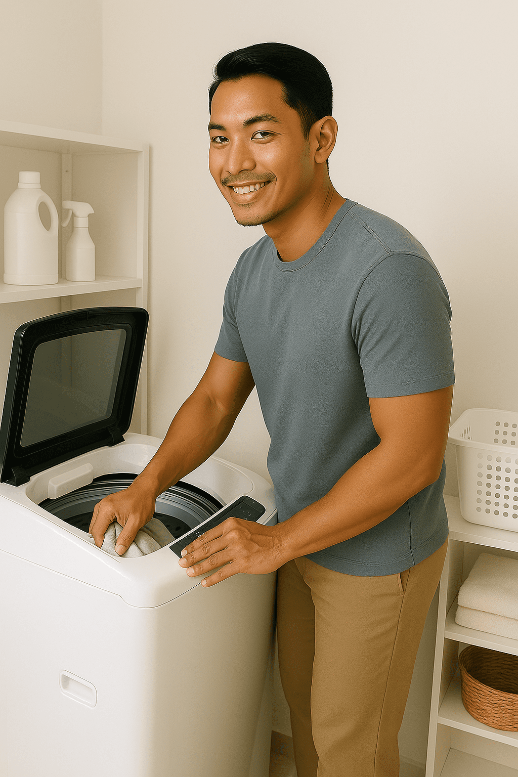 malay man washing machine - barangelektrikmy