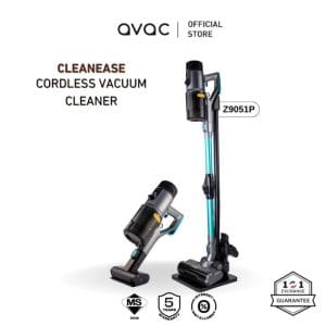 AVAC CleanEase Cordless Vacuum Cleaner Z9051P - penyedut vakum tanpa wayar 2-dalam-1 dengan kuasa sedutan 38Kpa, 630W, jaminan 5 tahun dan 121 hari pertukaran.